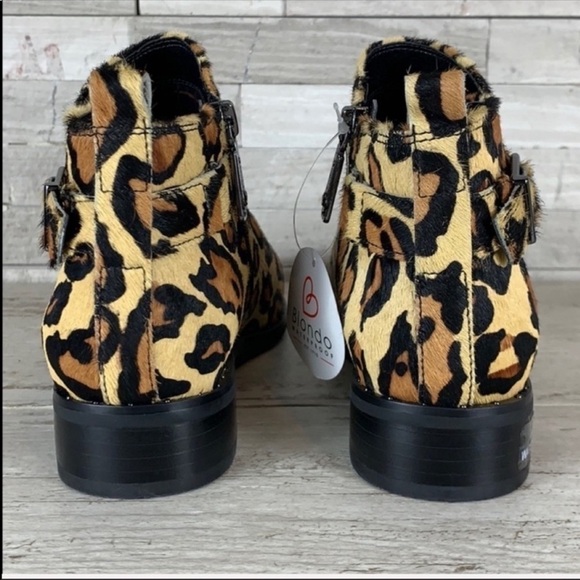 Blondo Women’s 6.5M Waterproof Tami Calf Hair Leopard Ankle Boot NEW - Picture 4 of 8
